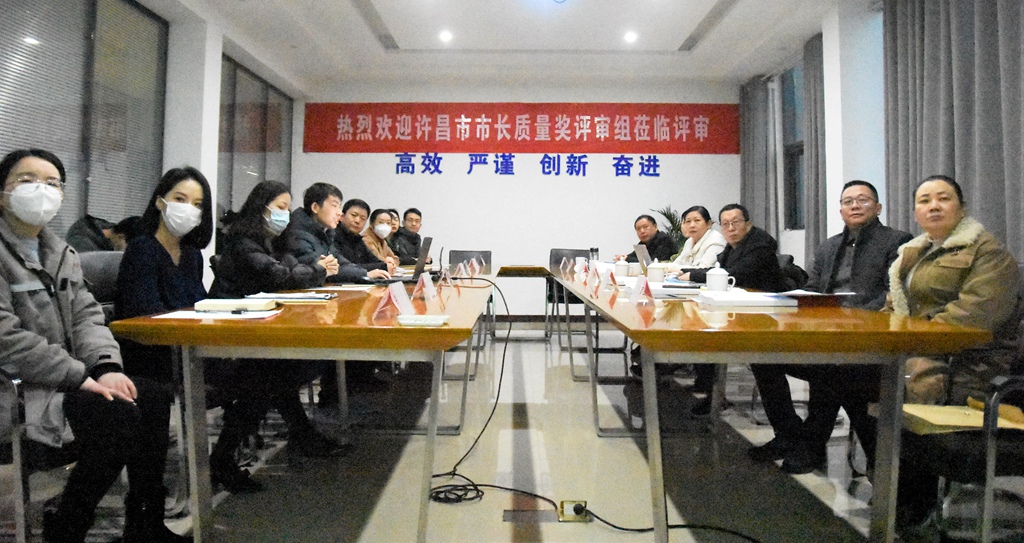 许昌市“市长质量奖”专家评审组莅临德通科技现场评审